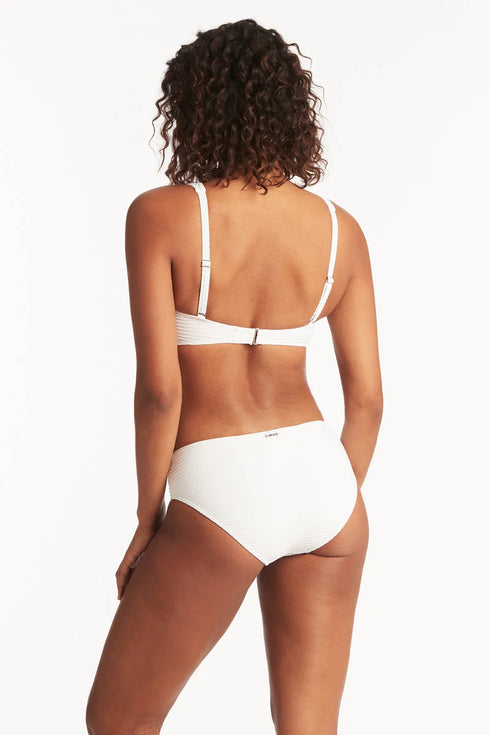 Sea Level Spinnaker Cross Front Bra Top
